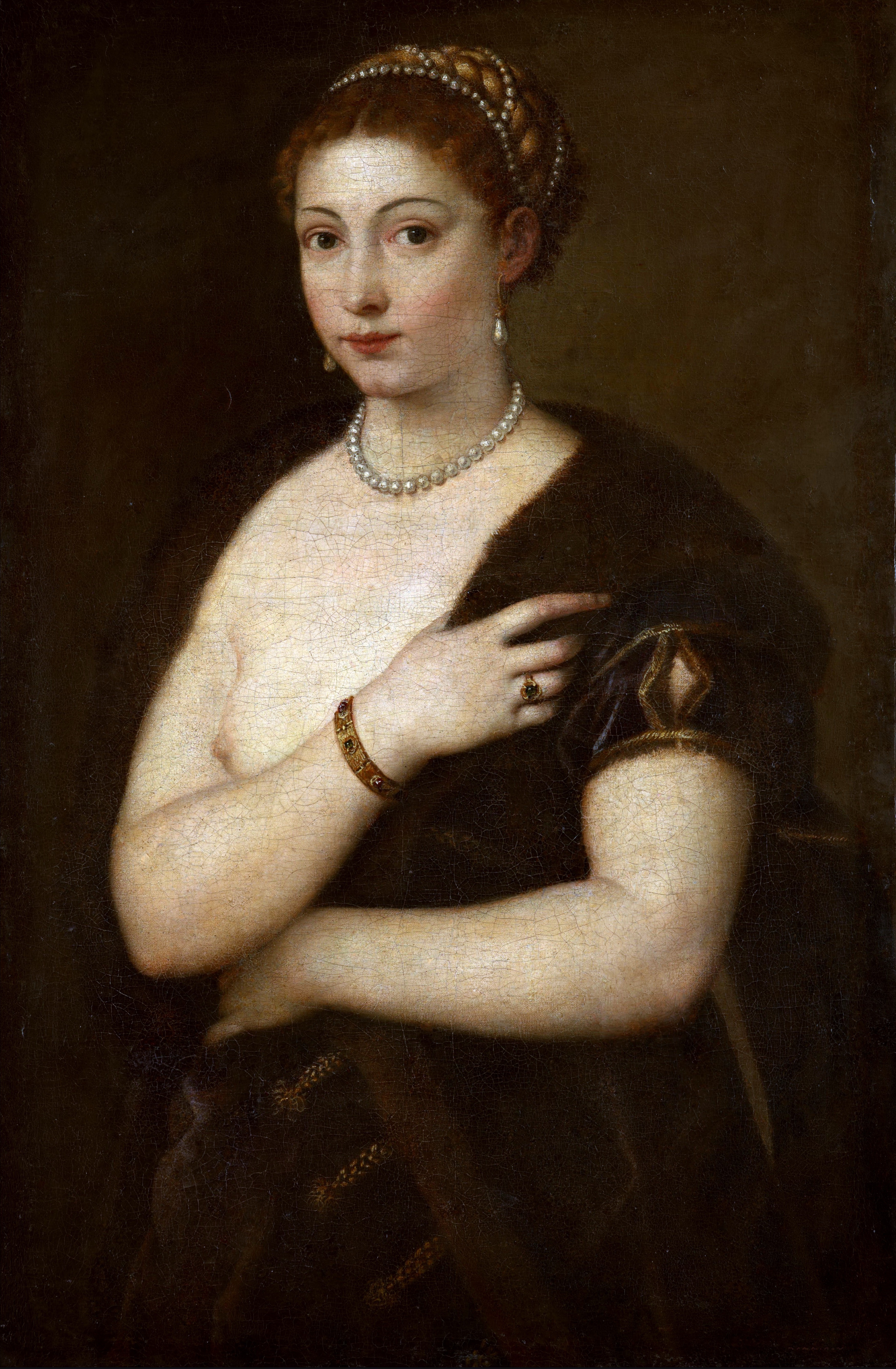 Girl in fur